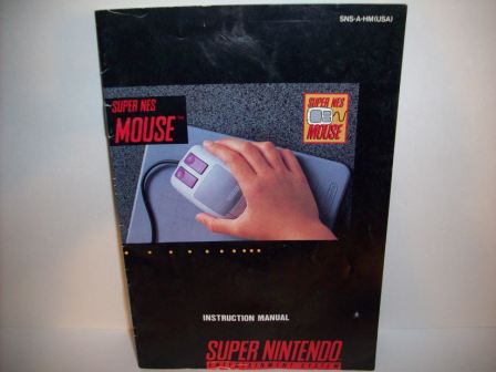 SNES Mouse Instruction Manual - SNES Manual